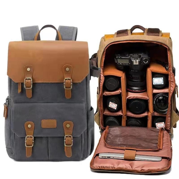 waterproof camera Backpack, camera bag, professional DSLR  camera backpack, camera body lenses bag