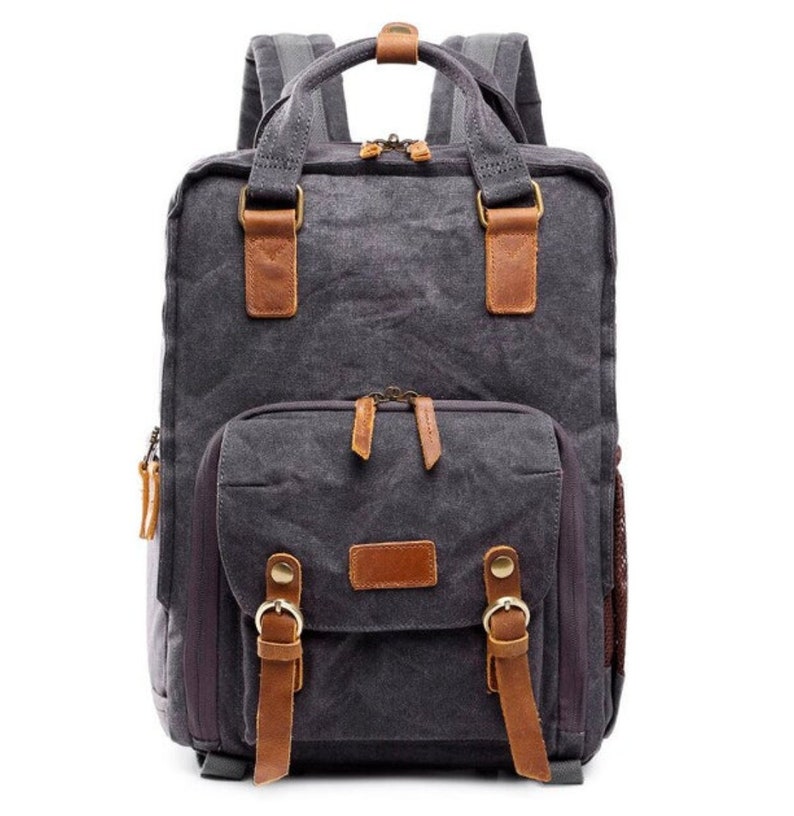 Camera Backpack vintage style camera bag camera backpack for Etsy