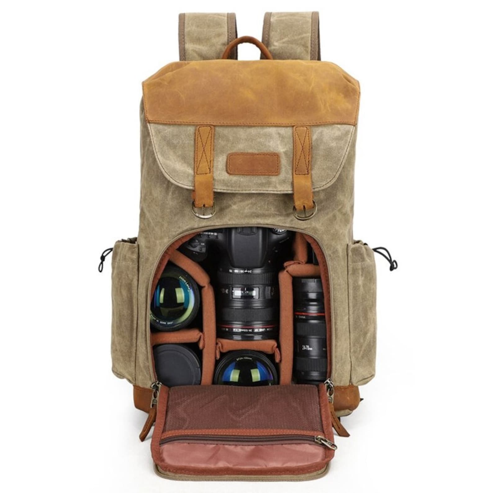 Vintage Leather Camera Backpack Camera Bag Camera Backpack Etsy