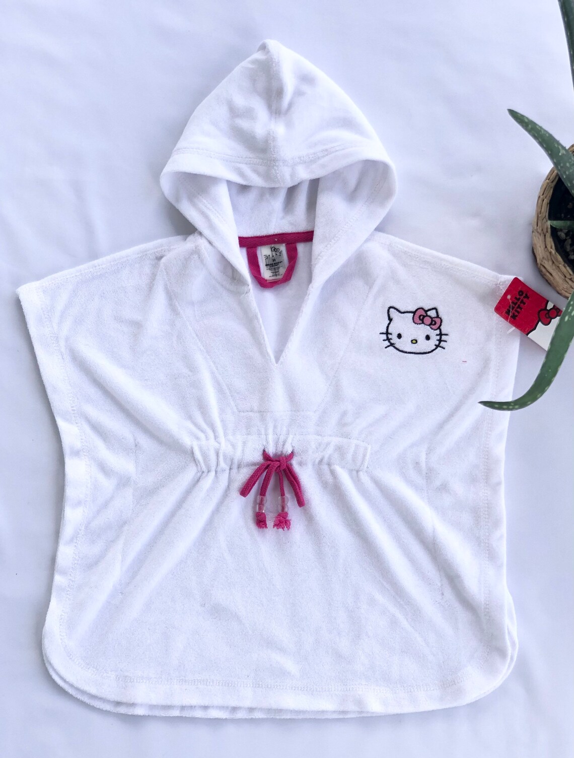 Hello Kitty Hooded Terry Bathrobe Bathrobe for Girls Sanrio Etsy UK