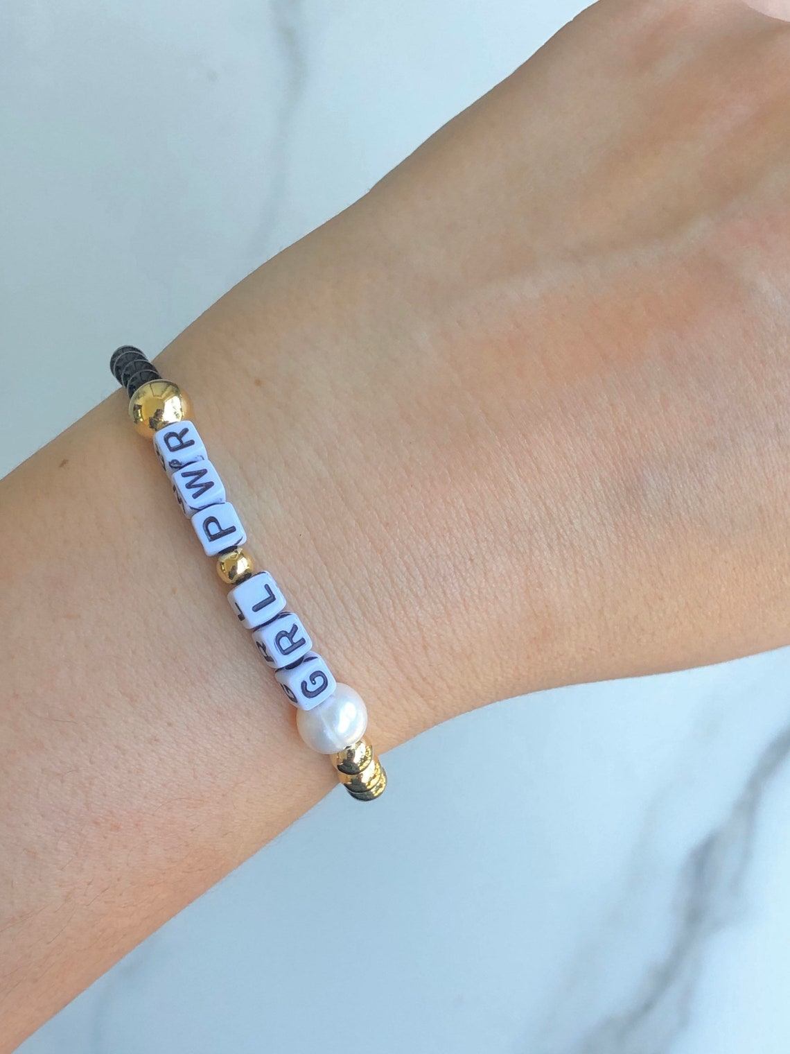 Colorful beaded bracelets personalized sayings cool Etsy