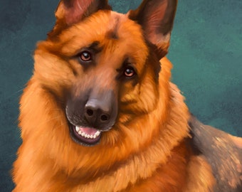 Digital Painting Pet Portraits