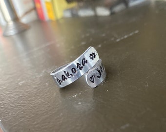 Custom Metal Stamped Ring