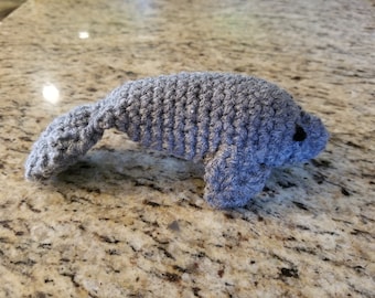 Patrón de crochet para pequeño manatí