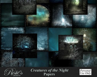 Creatures Of The Night Papers Personal Use