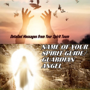 DISCOUNT SPIRIT GUIDE Guardian Angel Name Message from Spirit Guides Spirit Guidance Psychic Readings and Guidance Spiritual Coach