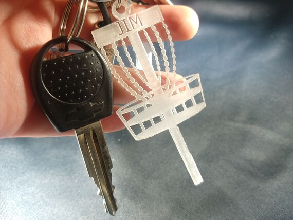 disc golf keychain