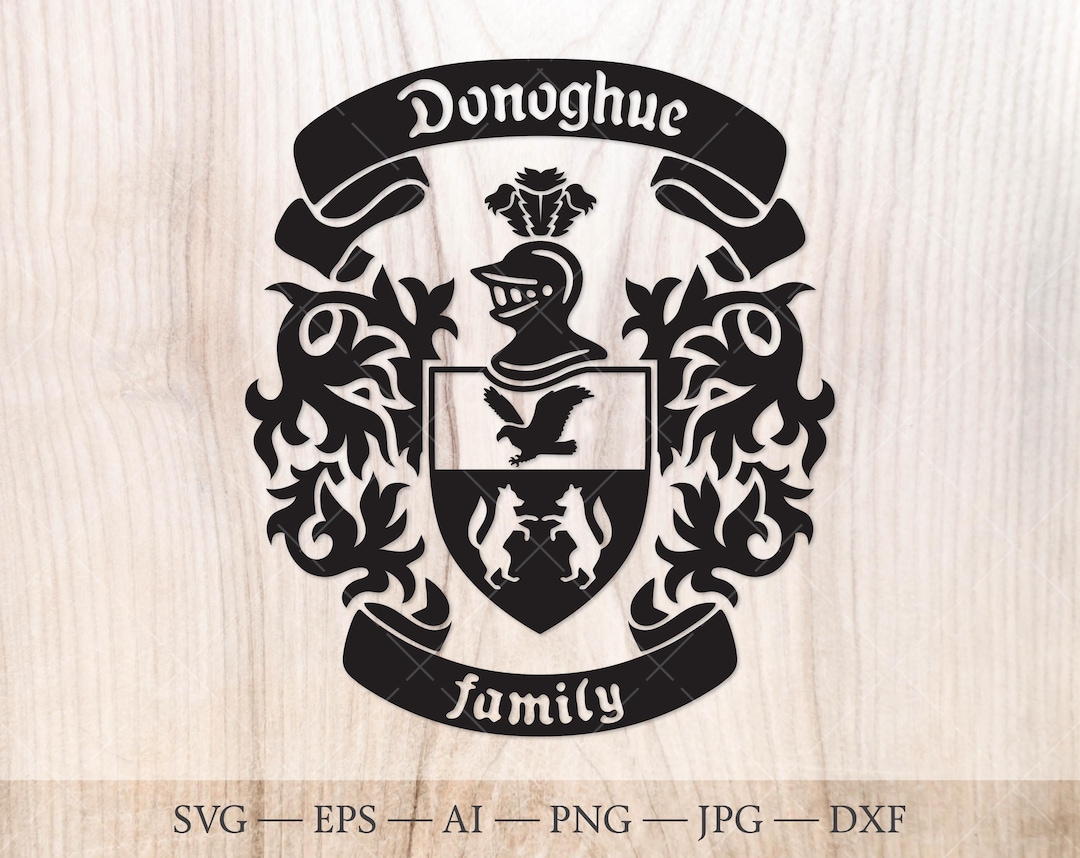 donoghue-family-crest-coat-of-arms-svg-heraldic-shield-with-eagle-and