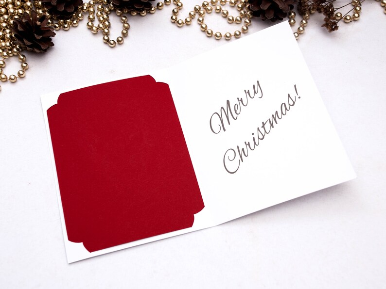 Download Cricut SVG Christmas card 5x7 SVG template. Die cut card ...