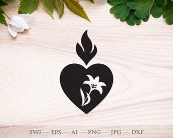 Sagrados Corazones de la Sagrada Familia: Casto Corazón de José Svg.