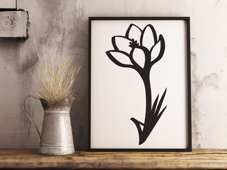 Download Spring flower outline silhouette SVG bundle. Daisy svg. Tulip | Etsy