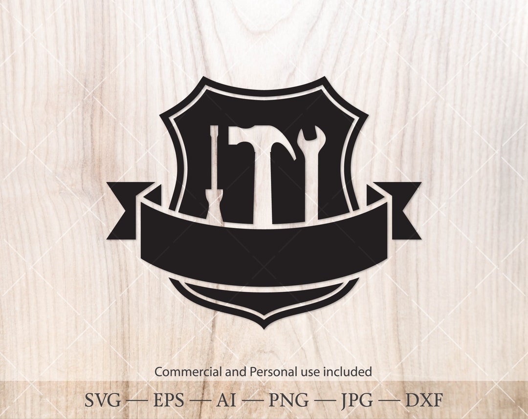 Tools Monogram SVG, Garage Sign, Handyman Crest (digital Download) - Etsy