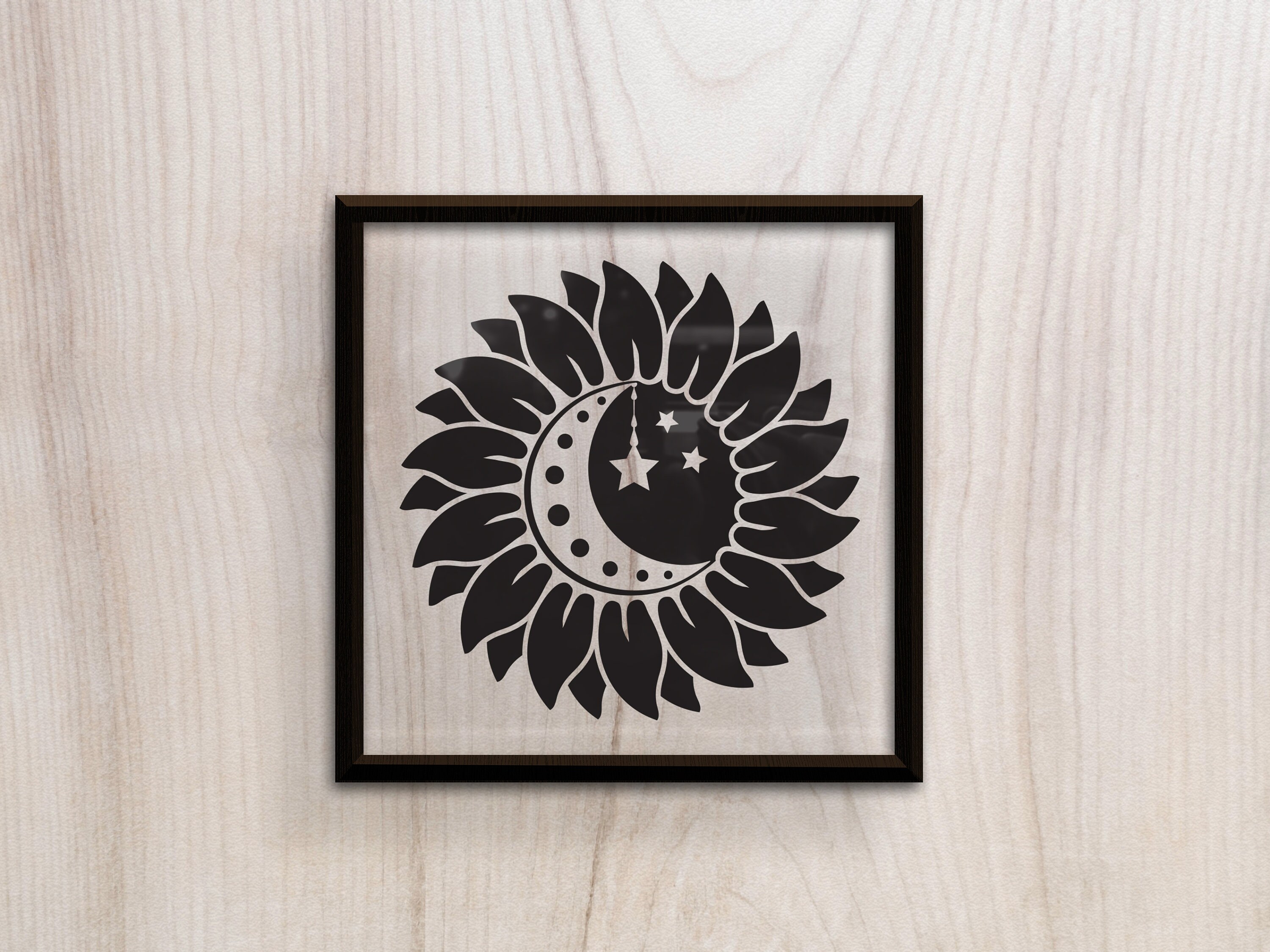 Sunflower moon svg. Sunflower SVG cut file for Cricut ...
