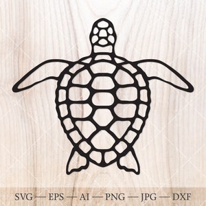 Tortuga marina SVG. Clipart de tortuga, plantilla Svg. Tortuga marina SVG. Archivo troquelado de tortuga