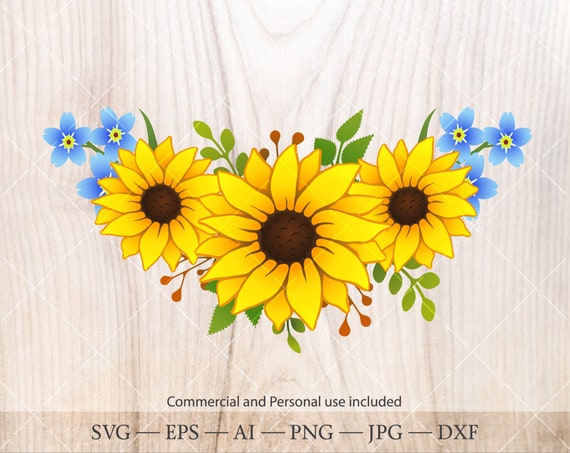 Free Free 191 Sunflower Clipart Svg SVG PNG EPS DXF File