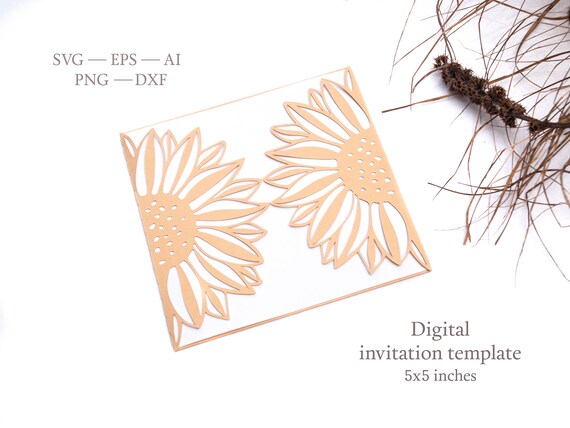 Free Free 180 Sunflower Invitation Svg SVG PNG EPS DXF File