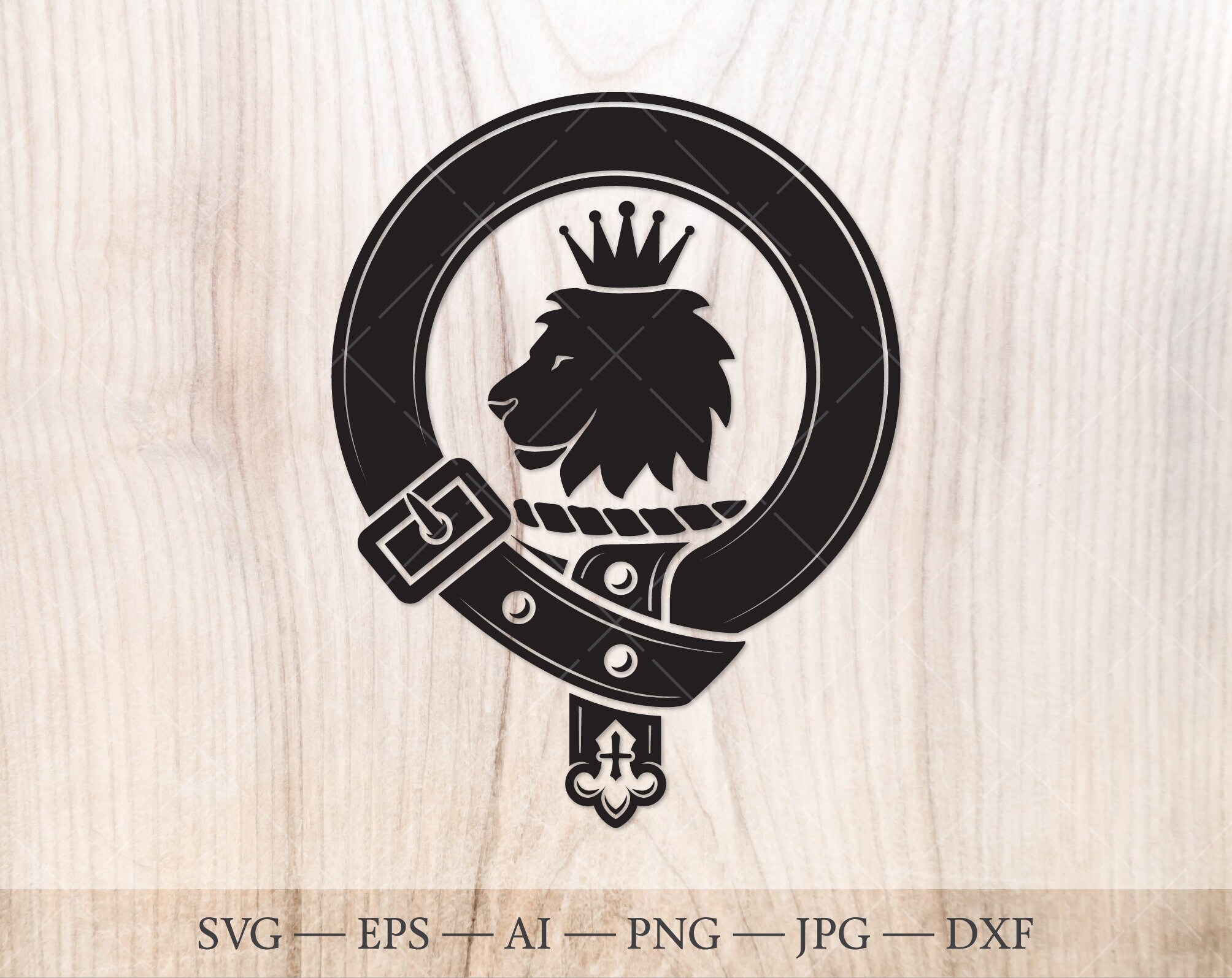Walker Crest Badge SVG Scottish Clan Svg Family Crest Svg. Etsy UK