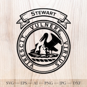 Stewart Wappen Abzeichen SVG, Scottish Clan svg, Familienwappen svg. Wappen svg. Scottish Clan Wappen svg