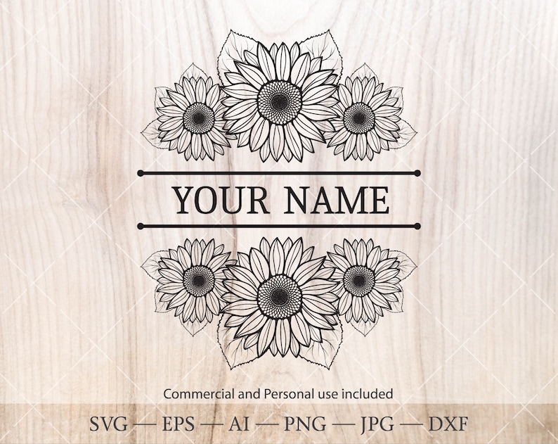 Free Free 238 Sunflower Svg With Name SVG PNG EPS DXF File
