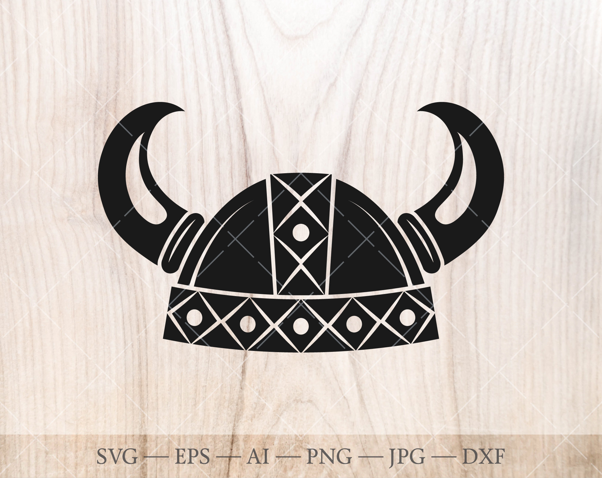 Viking Helmet SVG Viking Clipart Viking Silhouette Helmet Etsy