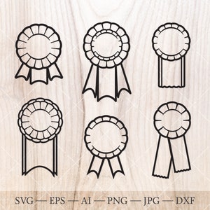 Rozet lint svg. Winnaar awards svg, trofee SVG. Lint silhouet clipart. Lint Svg, kampioen svg