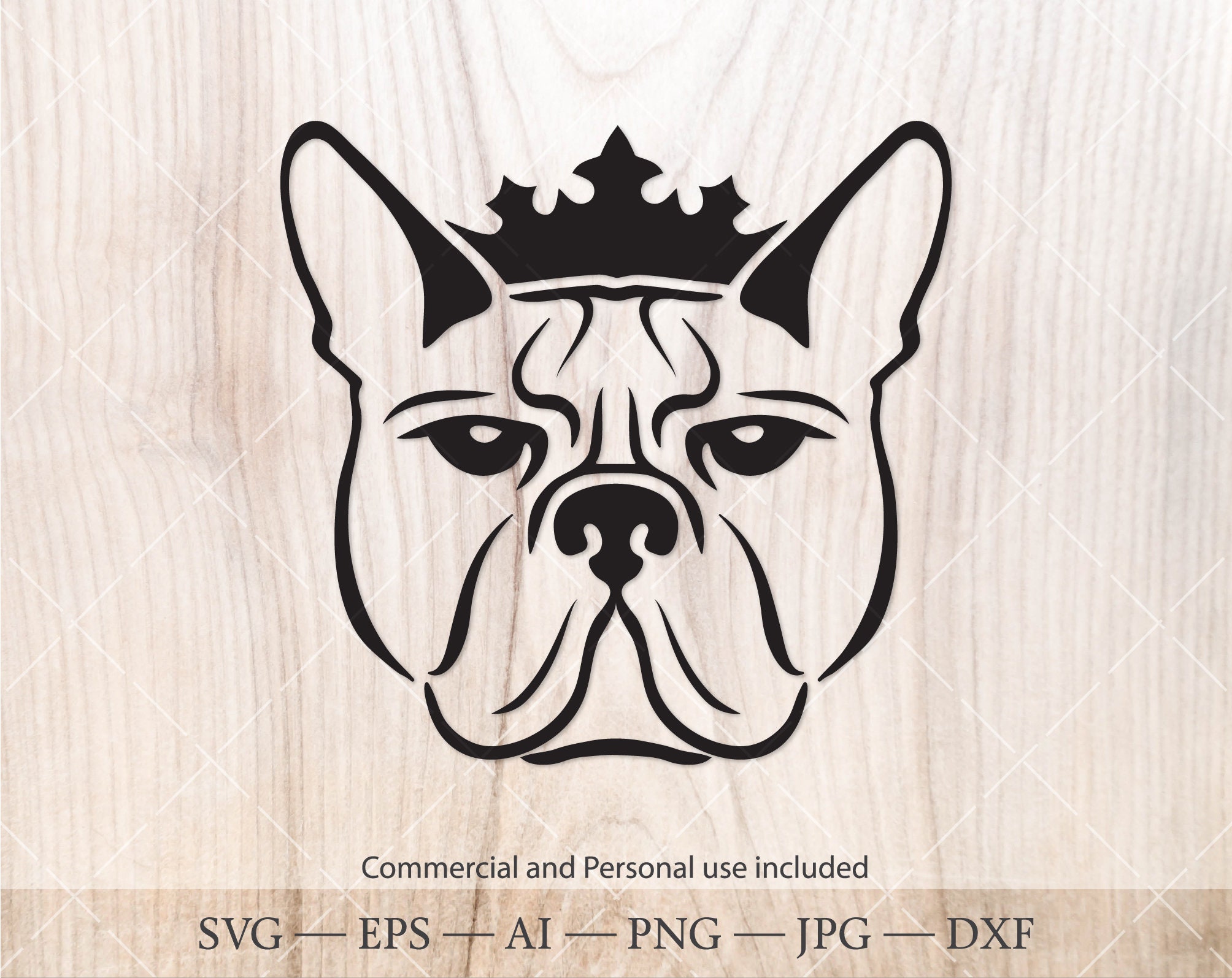French bulldog face svg. French bulldog svg. Dog SVG Cricut | Etsy