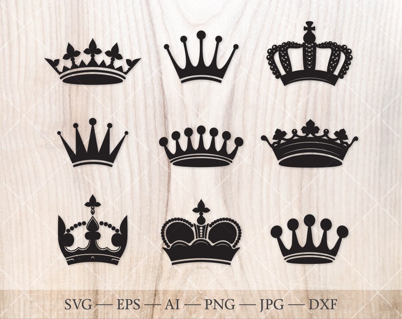 Free Free 65 Silhouette King Crown Svg SVG PNG EPS DXF File