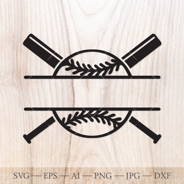 Softball monogram frame svg, softball name frame SVG, Baseball SVG monogram cut file, softball svg, sport svg