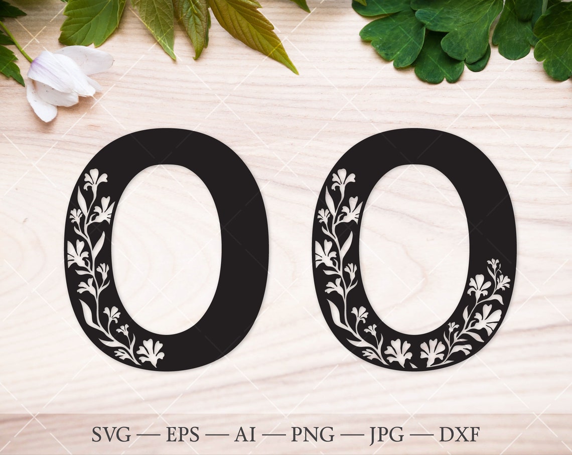 Free Free 146 Flower Initial Svg SVG PNG EPS DXF File