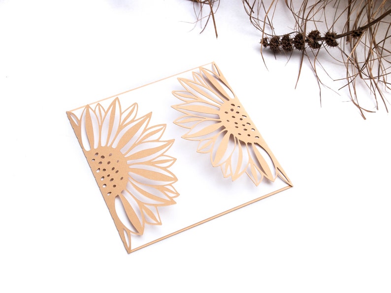Download Cricut SVG Sunflower Wedding Invitation 5x5 SVG Template. Gate - Etsy Cricut SVG Sunflower Wedding Invitation 5x5 SVG Template. Gate - Etsy