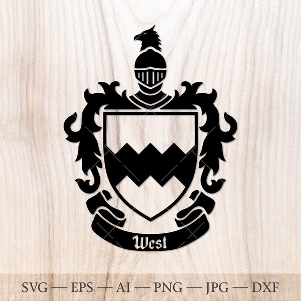 Family Coat of Arms Ornaments Etsy