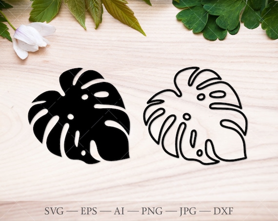 Monstera Svg Monstera Leaf SVG Cutting File Monstera - Etsy Singapore
