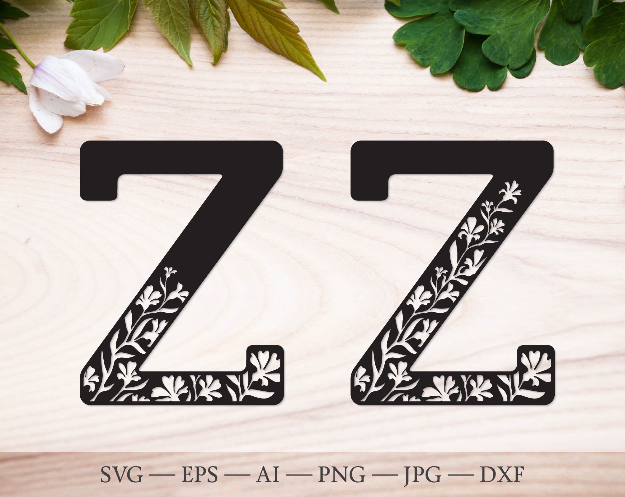 Download Initial Svg Z Floral Letter Svg Flower Wedding Monogram Etsy