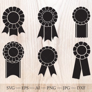Rozet lint svg. Winnaar awards svg, trofee SVG. Lint silhouet clipart. Lint Svg, kampioen svg