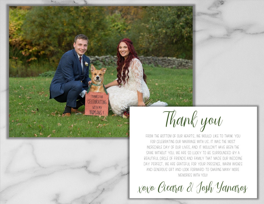  Wedding Thank You Cards Etsy