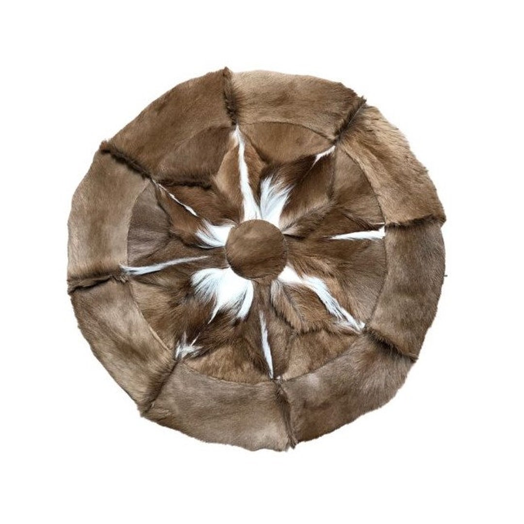 Springbok Hide Circular Rug / Mat / Wall Hanging 30