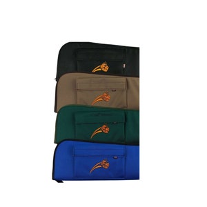 Shotgun case nylon canvas Broken Clay Design - Great for sporting clays, skeet, trap - 54&quot;