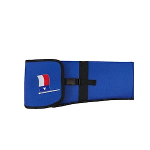 Nylon canvas shotgun sleeve / slip / case for sporting clays, skeet , trap Texas Flag - Blue, Red, Black, Green