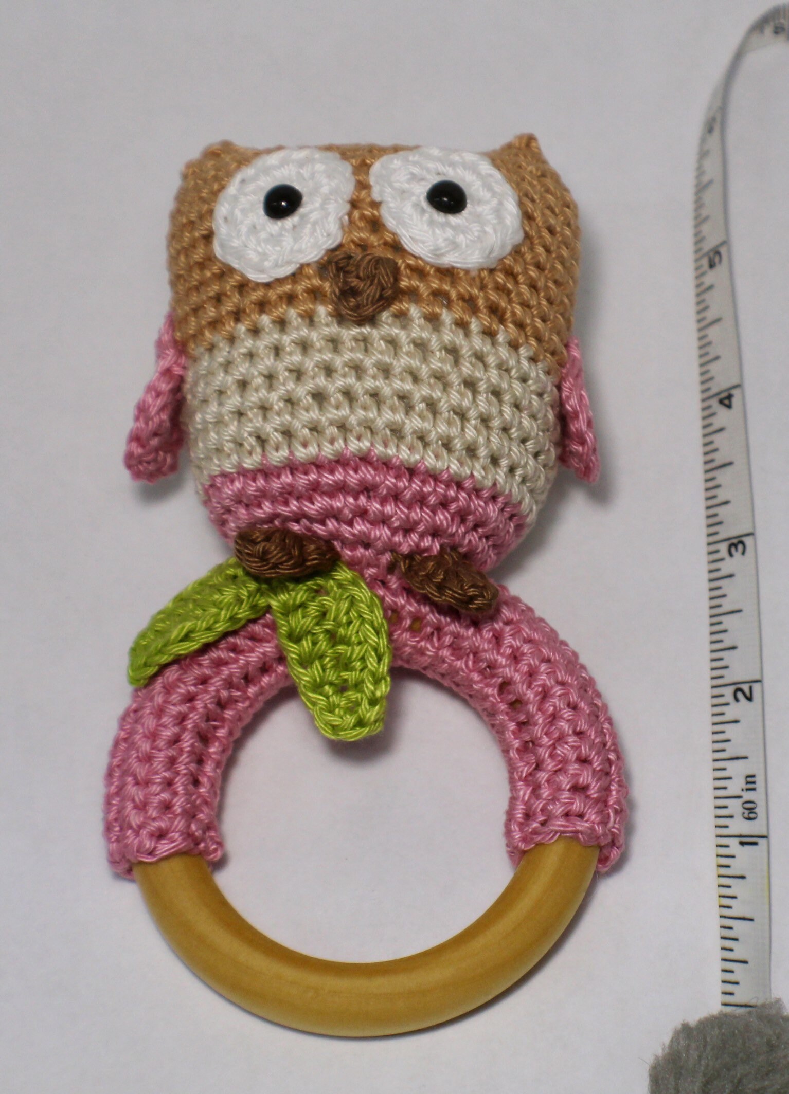 OWL Rattle Photo Prop, Birth Announcement Accessory - Etsy
