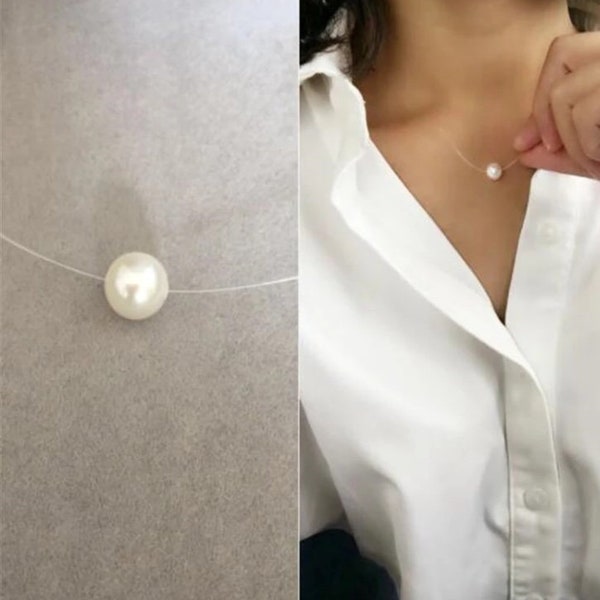 Invisible Necklace Etsy