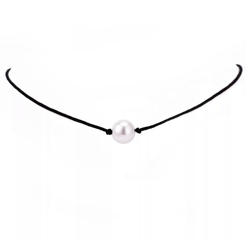 Vsco Pearl Necklace Etsy