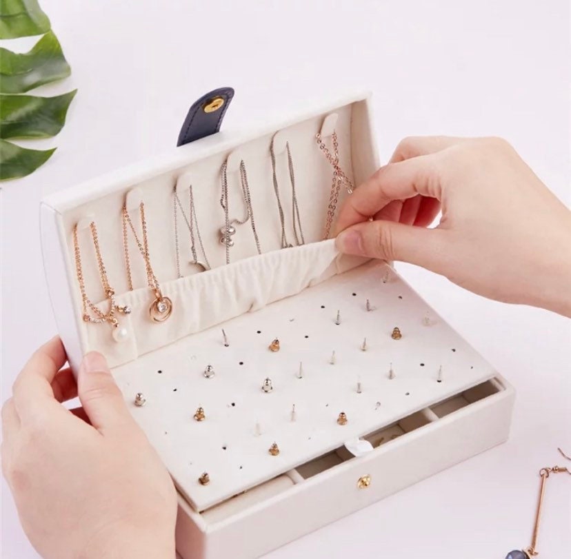 Compact Jewelry Organizer Portable Jewelry Case Packing Etsy