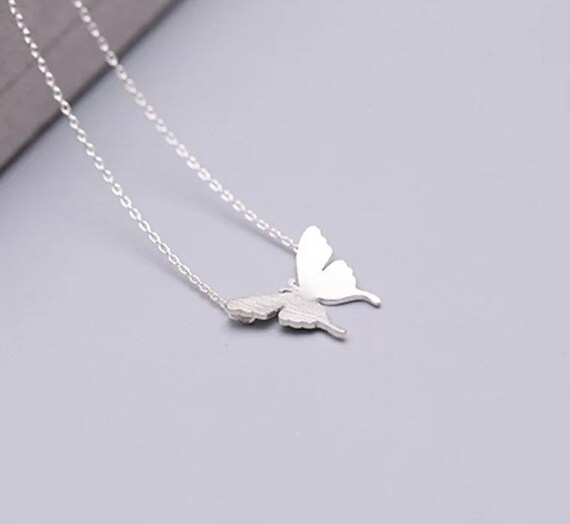 Women Butterfly Pendant Link Chain Choker Necklace Gift Anniversary Jewelry X5E5 Women Butterfly Pendant Link Chain Choker Necklace Gift Anniversary Jewelry X5E5