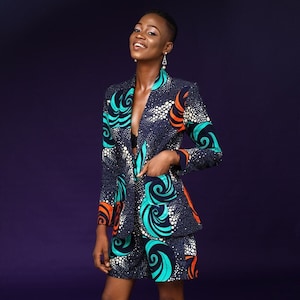 African prints Short knicker blazer set, African Pants, African clothings, African dress, Ankara pants set,ankara clothings.