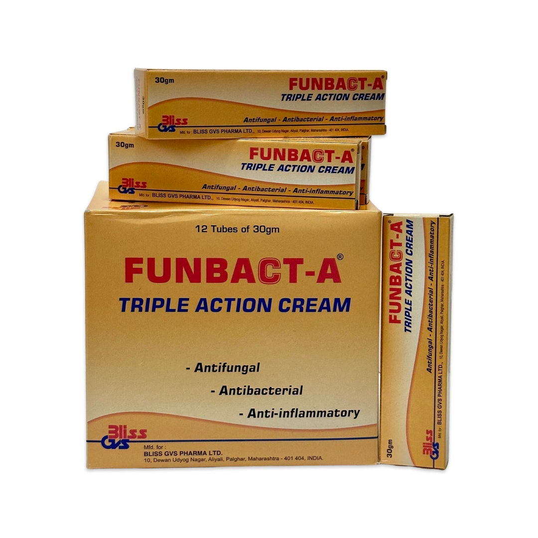 Original Funbact A Funbact A Cream 3 Pieces of Funbact A Etsy