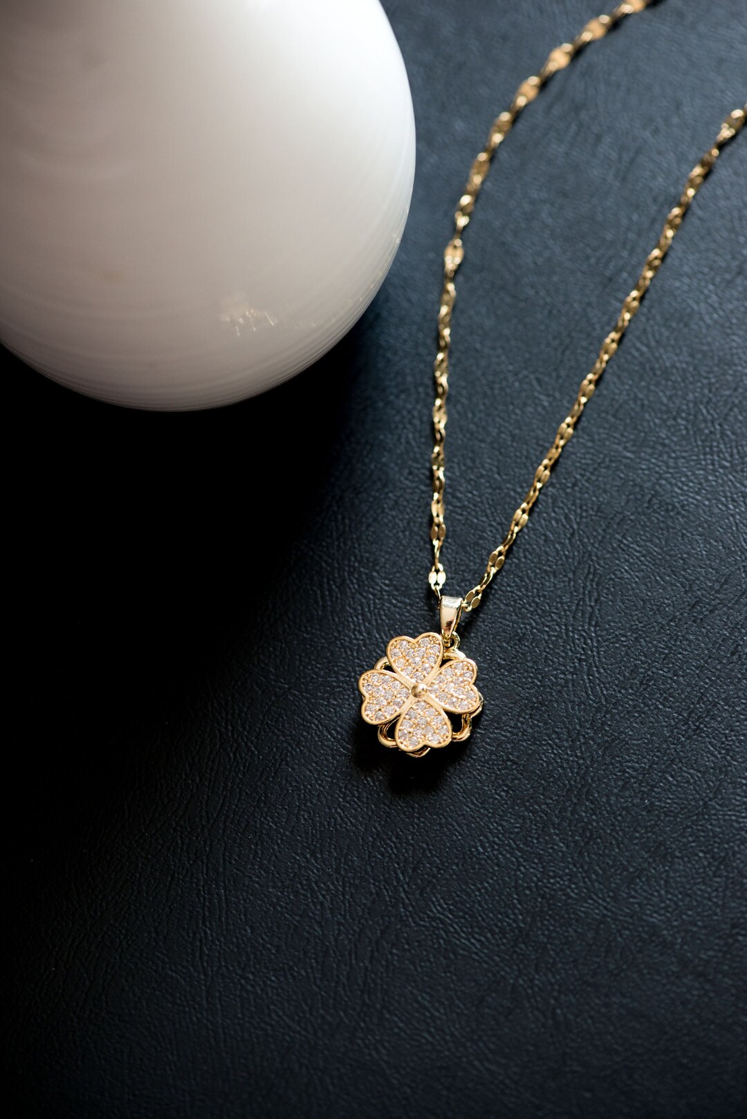 Stainless Steel Clover Necklace