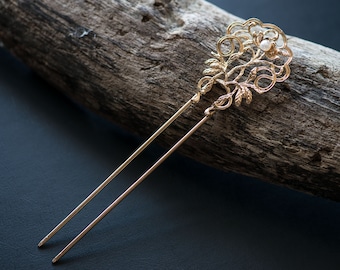 Hair fork-Hair pick with synthetic pearl-Hair stick-Creative hair fork-Hairdressing accessory-Jewelry-Gift
