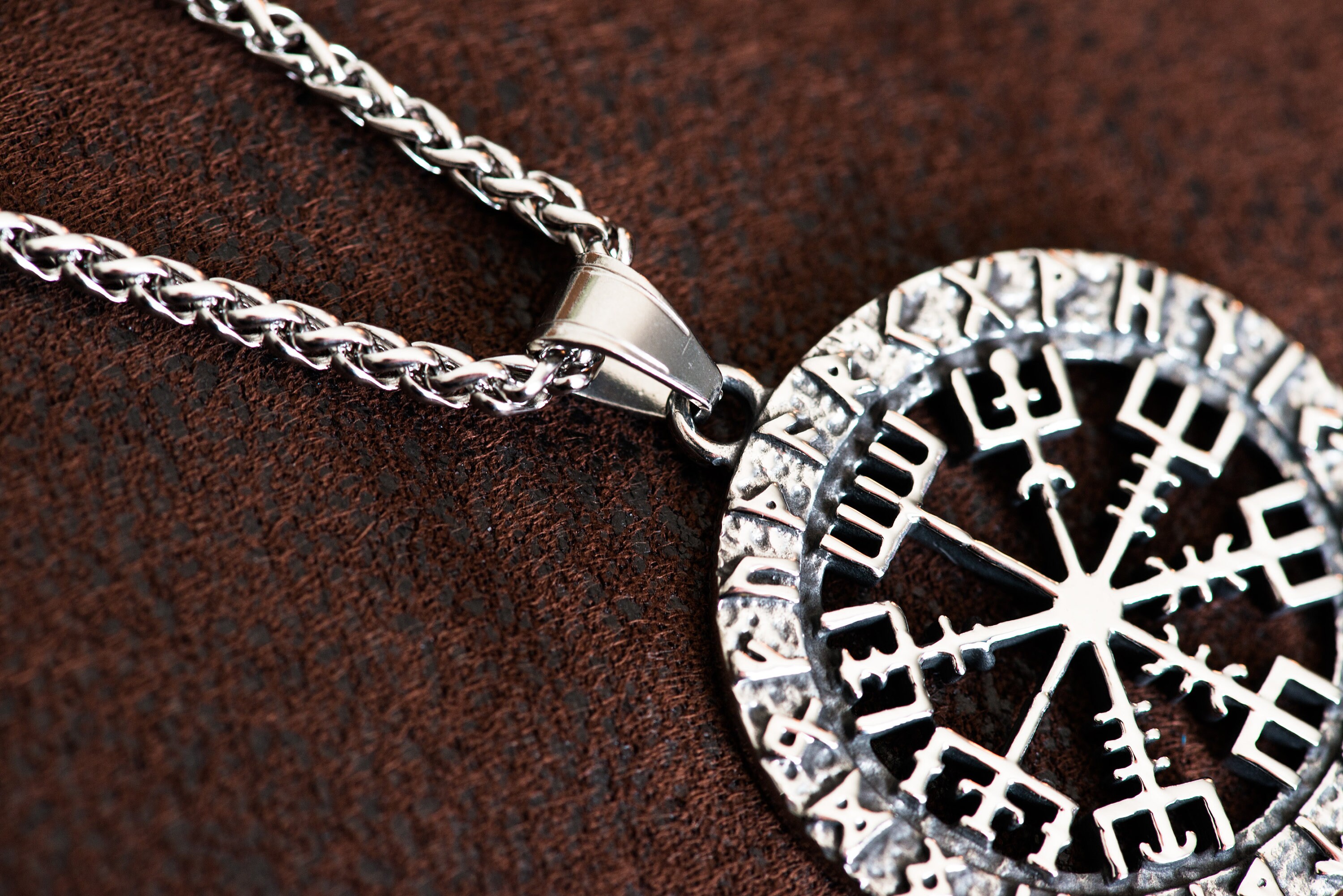 DonDon Herren Halskette - Wikinger Axt Anhänger, Edelstahl, In Schmuckbeutel