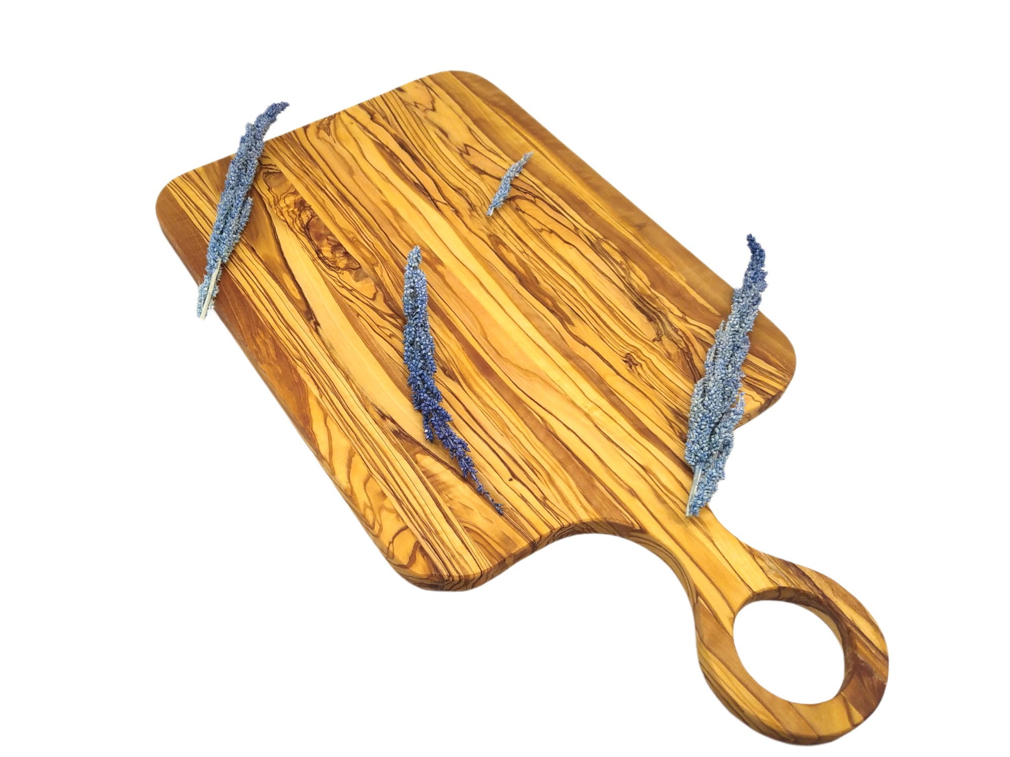 Large Olive Wood Cutting Board Wooden Handmade Large Wooden Etsy