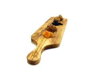 Olive Wood Cheese Board , Cutting Board, Wooden Handmade 16"x 4,7"
